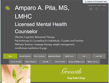 Tablet Screenshot of amparopita.com
